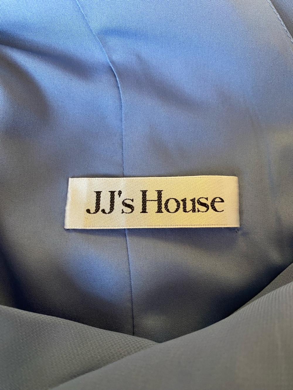 JJ’S House Women's Blue Draped Event Dress New Without Tags. - Picture 9 of 10